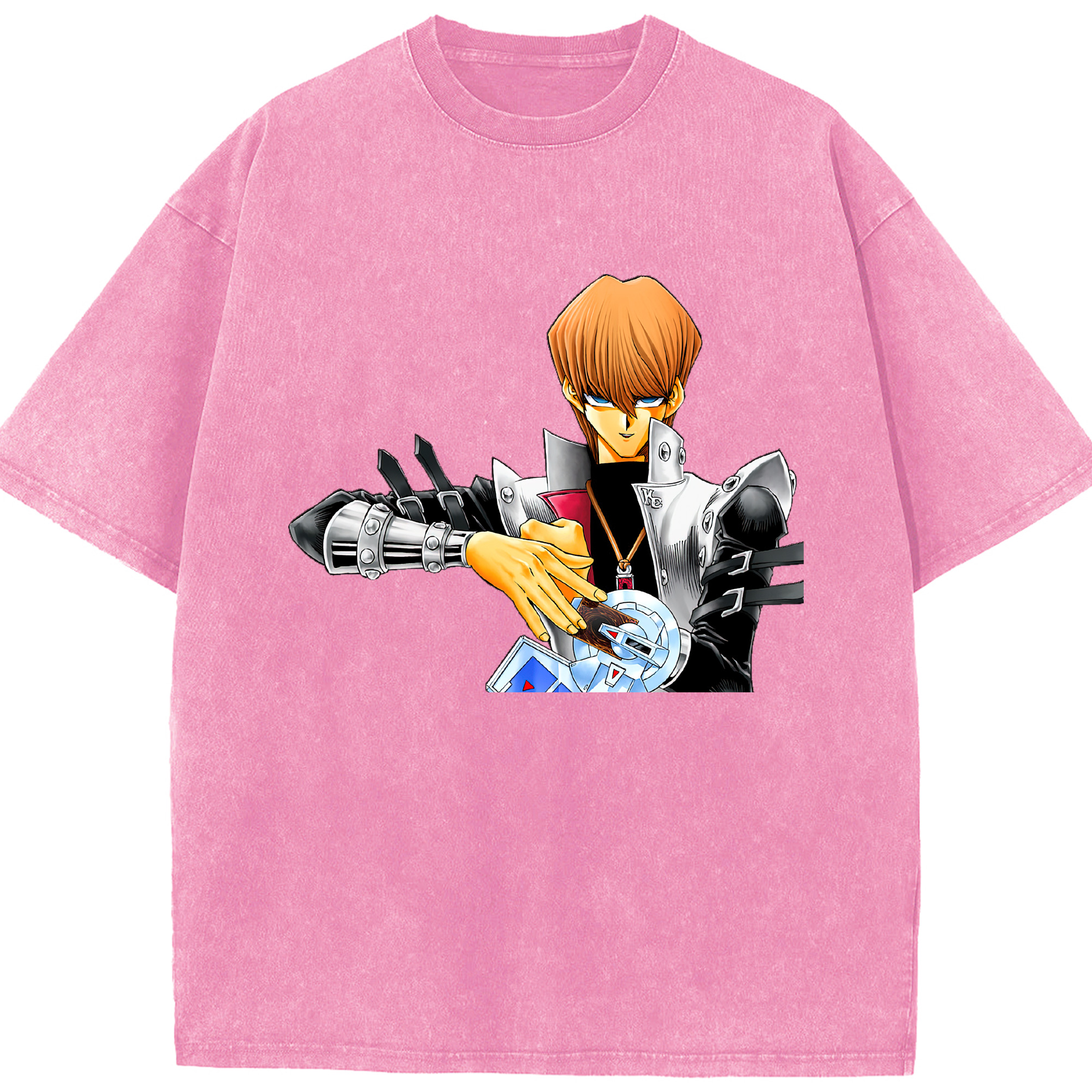 （画像用） 遊☆戯☆王 Yu-Gi-Oh! 綿100% ヴィンテージ風 半袖Tシャツ（フロントプリント）
